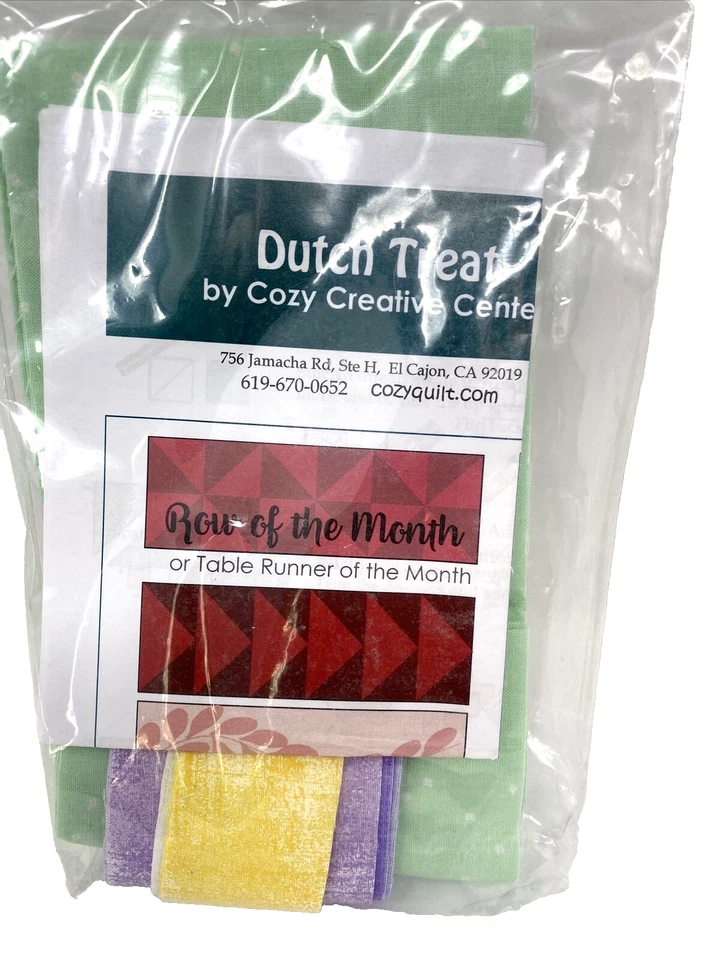 Cozy Quilt Designs Table Runner Of the Month February 2021  Dutch Treat NIP - Image 2 of 3
