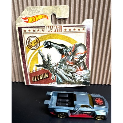 2017 hot wheels marvel ultron die cast car  solid muscle w/card