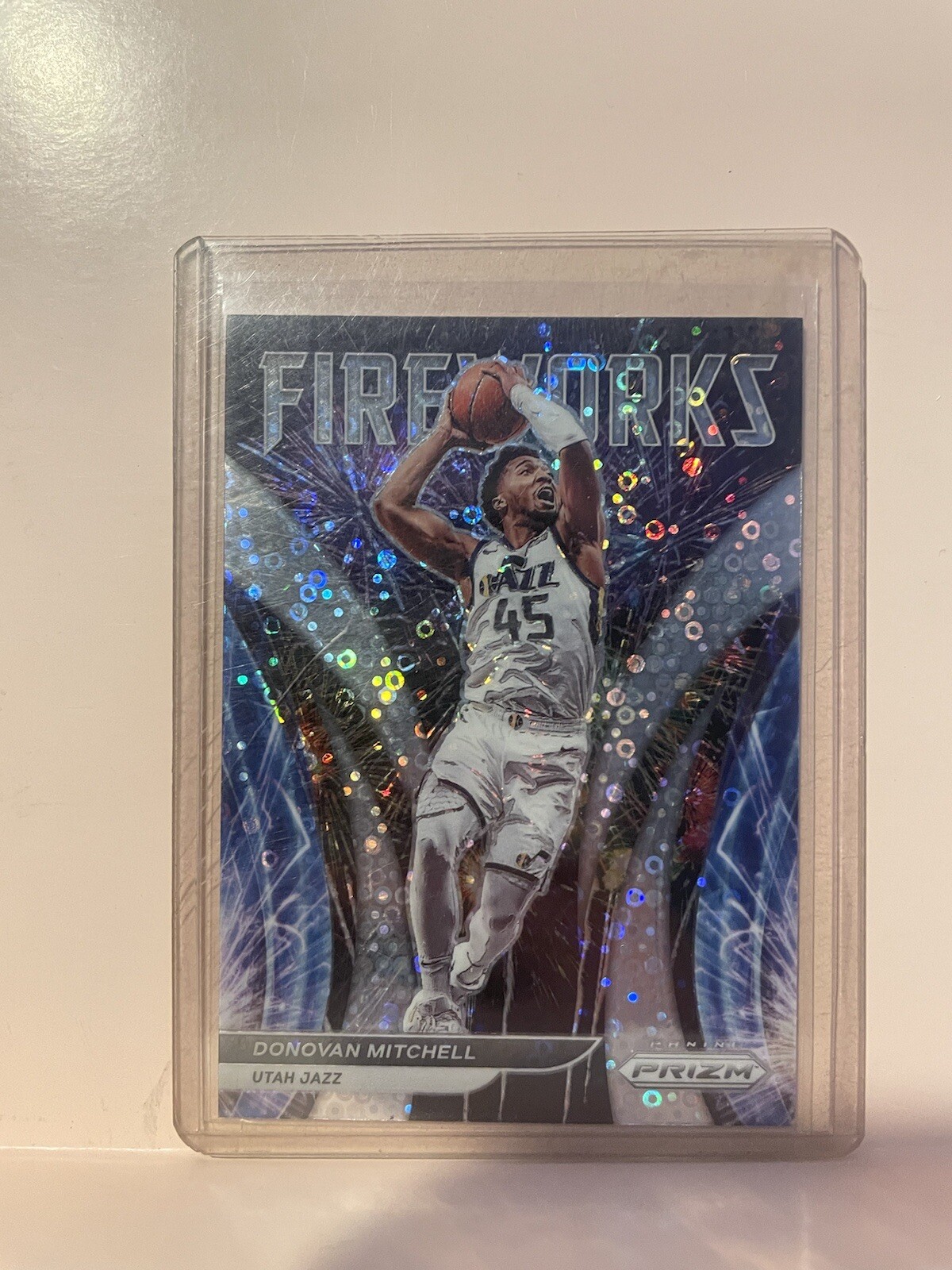 2021-22 Panini Disco Prizm Fireworks DONOVAN MITCHELL Utah Jazz #10