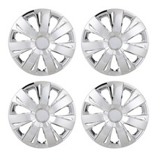 14 15 16 4pc Wheel Covers Hub Caps Snap On Hubcaps Fit R14 R15 R16 Tire Rim