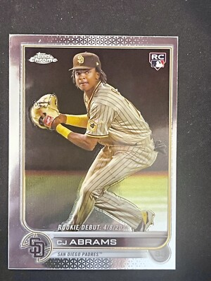 2022 Topps Chrome Update CJ Abrams Rookie RC #USC3 Padres
