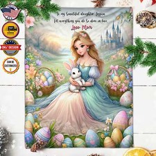 Personalized Easter Blanket, To My Daugher Easter Custom Name Blanket, Blanket f