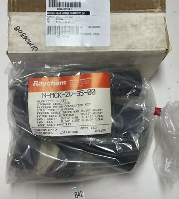 *NEW* Raychem N-MCK-2V-35-00 3ph Motor Connection Kit 1000VAC + Warranty!!