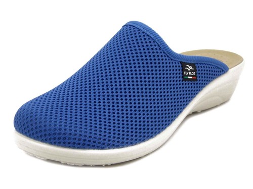 Ciabatte Pantofole Donna Blu 41 Chiuse Leggere in Tessuto FLY FLOT - Imagen 3 de 5