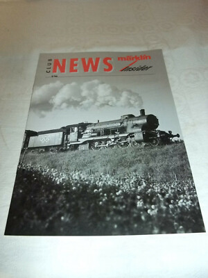 K.4.13 alter Modelleisenbahn Katalog Prospekt Märklin insider Club News 2/1996