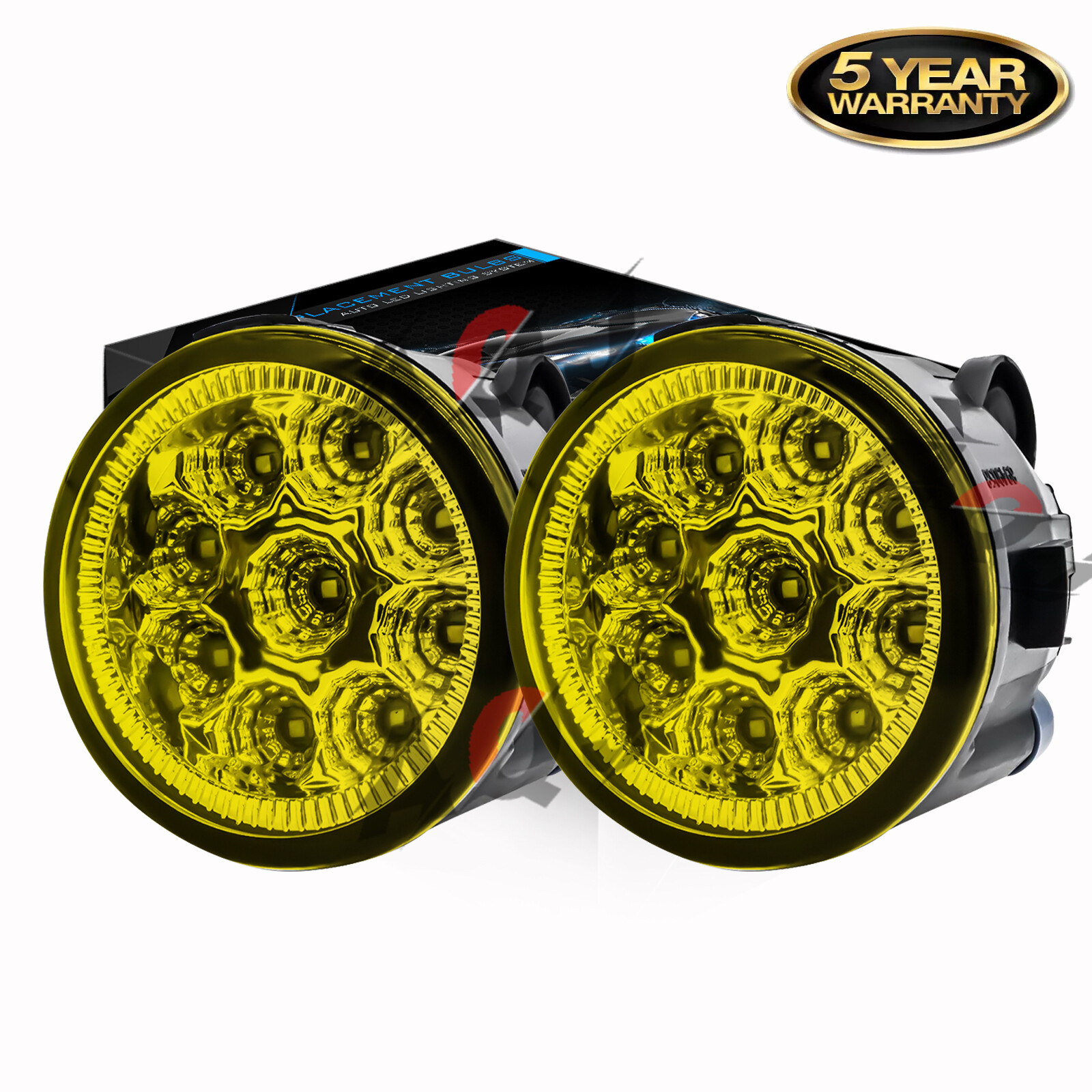 Yellow LED Fog Lights for INFINITI EX37 2013 - Bumper Lamps