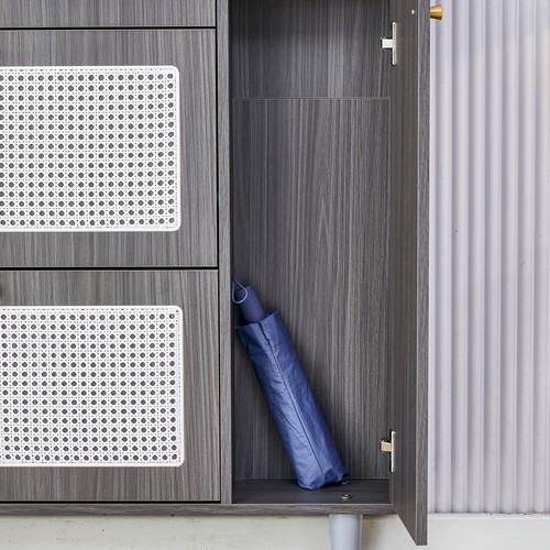 Home Storage Cabinet Rattan Shoe Bed Cabinet Corridors & Living Rooms Cabinet - Picture 6 of 10