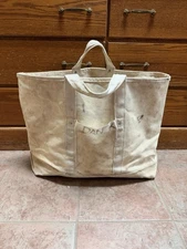 Vintage Bell System Style Canvas Tote Bag Lineman