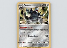 Aggron 123/189 Holo Rare Darkness Ablaze Pokemon Holo Near Mint