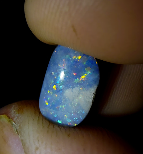 Huge Australian Black Opal Doublet 3.59ct Lighting Ridge Rare Pinfire Pattern✨️ - Video 1 of 1