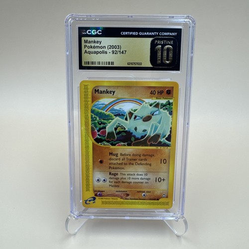 Mankey graded CGC 10 for sale on eBay