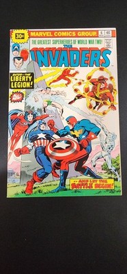 The Invaders #6 30 Cent Variant (Marvel Comics May 1976)