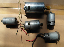 e- Motoren Konvolut 6 V -18 V