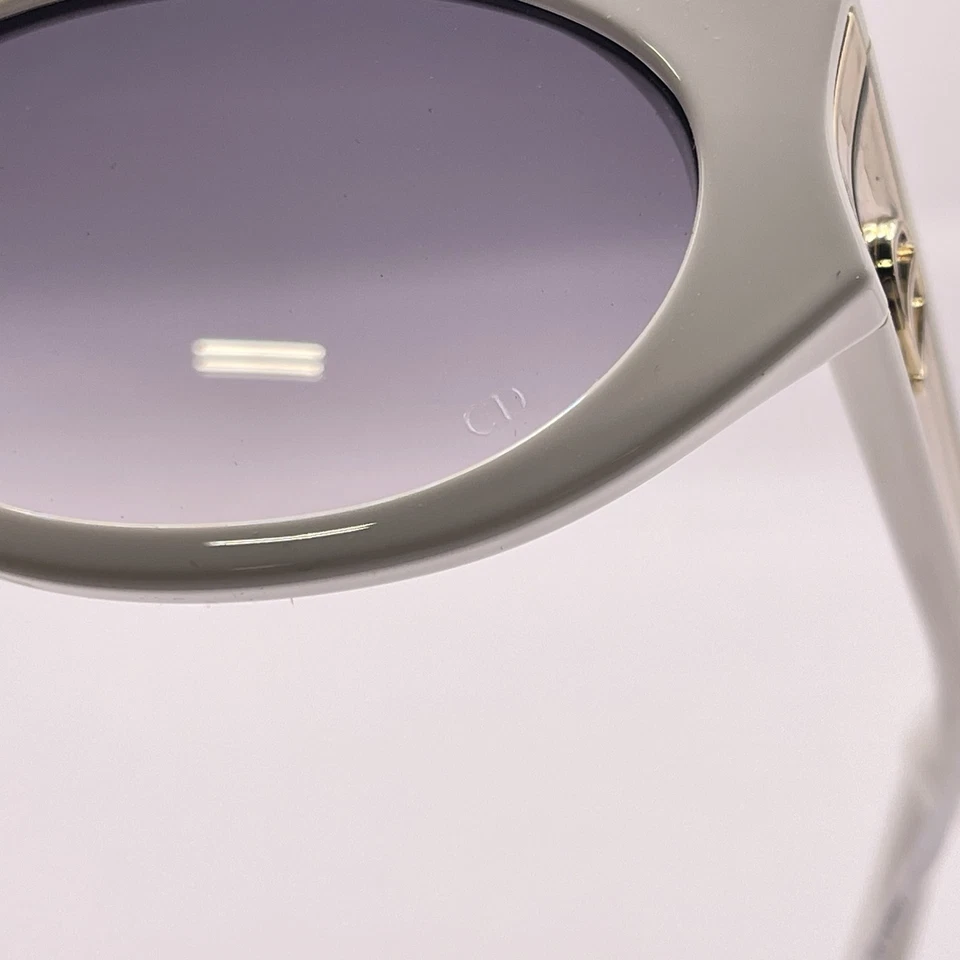 Gafas de sol Dior para mujer DiorGlow B2I estrechas mariposa degradadas CD40225I blancas Foto 3 de 4