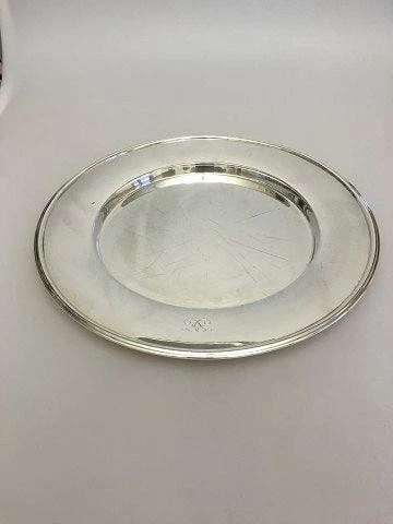 Bandeja de plata de ley Georg Jensen n.º 210F Foto 2 de 4