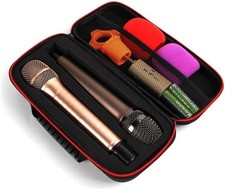 Case: Hard EVA Case for Handheld Dual Mic Bag Hard Carrying Travel Case