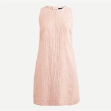 J. Crew Linen Peach Sleeveless Dress Size XS