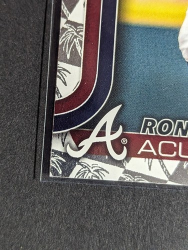 2025 Topps Series 1 - *Ronald Acuna Jr* Palm Tree Foil #207 Atlanta Braves - Picture 6 of 7