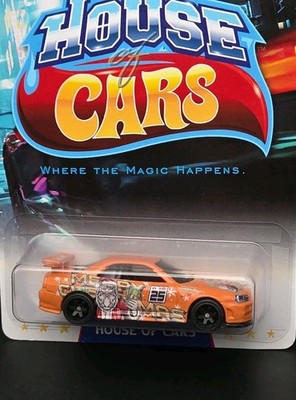 Hot Wheels Nissan Skyline R34  House Of Cars Custom Limited Edition Christmas 