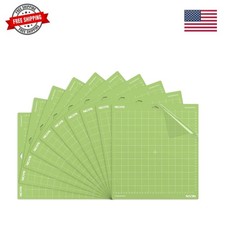 StandardGrip Cutting Mat for Cricut, 12x12 inch, 10 Pack, Green, Paper, Stand...