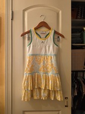 adidas Stella McCartney Barricade Tennis Girls Dress Sz 9/10 Yellow