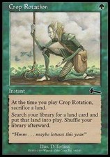 Crop Rotation - Damaged / Poor MTG Urza's Legacy