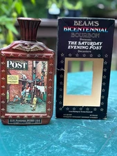Jim Beam Bottle Bicentennial Sat Evening Post Limited Edition 19
