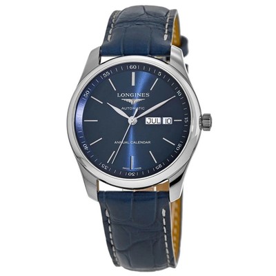 New Longines Master Collection Automatic 40mm Blue Men's Watch L2.910.4.92.0