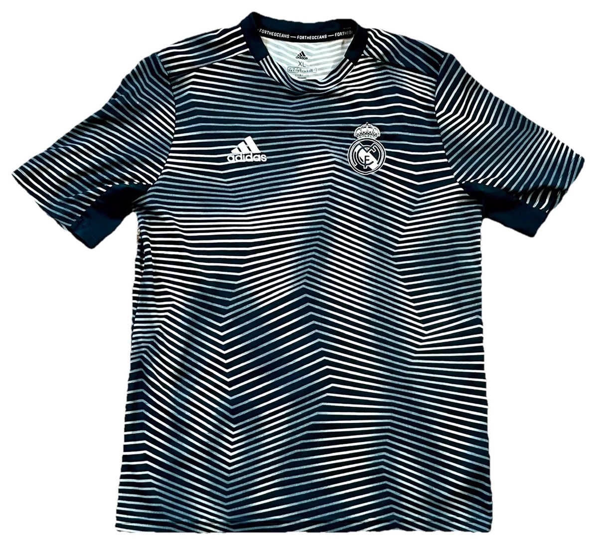 Real Madrid — Adidas Climalite x Parley T-Shirt — Size Youth XL | eBay