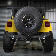 Smittybilt 77858 Xrc Gen 2 Rear Bumper - Black For 2018-2025 Jeep Wrangler Jl