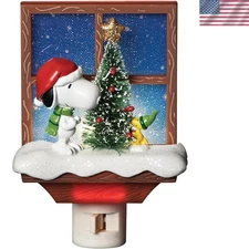 Colorful Snoopy Nightlight for Safety & Charm - Perfect for Tabletop Decor