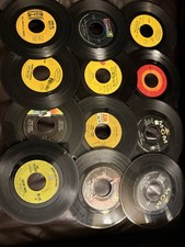 Lot Of 33 45s / 45 RPM Records / Record Collection / Vintage Vinyl 1970s
