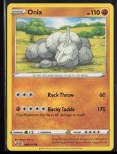 Onix 068/163 Common Battle Styles Pokemon Card Near Mint