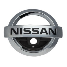 For 2014-2016 Nissan Rogue Front Bumper Grille Emblem Badge Logo W Camera Hole