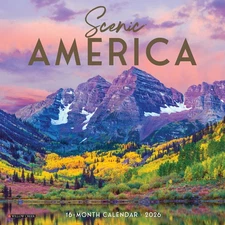 Scenic America 2026 7" x 7" Mini Wall Calendar