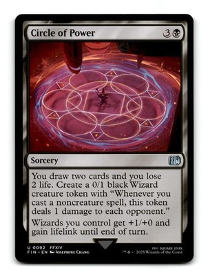 Circle of Power 92 Uncommon FINAL FANTASY Magic: The Gathering NM/M ~23124