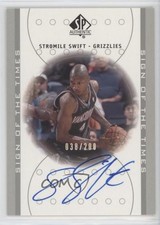 2000 SP Authentic Sign of the Times Platinum 38/200 Stromile Swift #SS Auto mi7