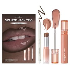 rom nd Volume Hack Trio 3 Step Plumping Lip Kit Mocha Mousse Set