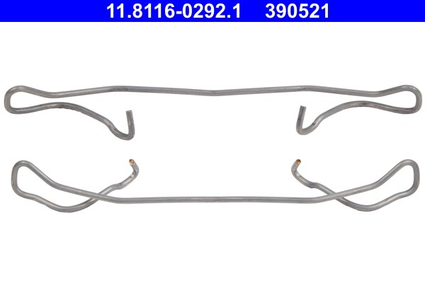 4x ✅Fits ATE 11.8116-0292.1 BRAKE CALIPER SPRING. OPEL ASTRA G 98-04 ⭐UK Seller⭐