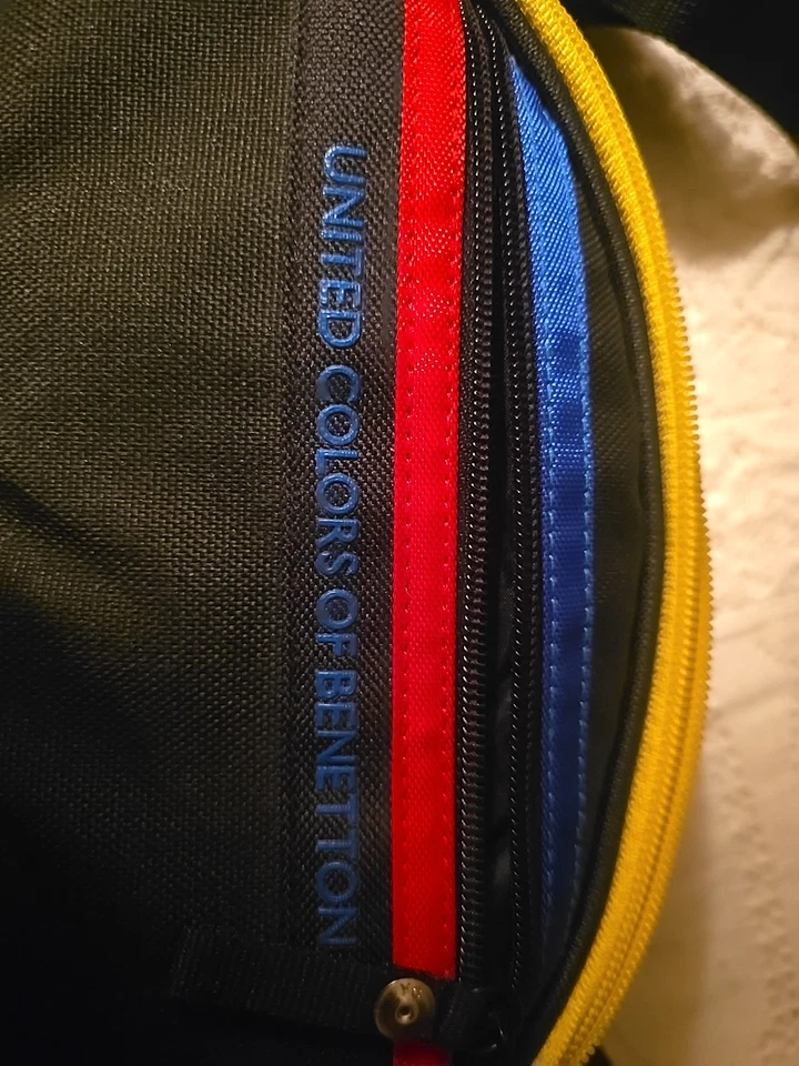 Vintage United Colors Of Benetton Convertible Camera Bag Giotto Fanny Pack Nwot - Image 2 of 4