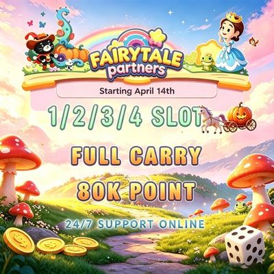 #ad #ad Mono poly Go Fairytale Partners Event 🍄 Full Carry 80K⚡Fast Cheap 1 2 3 4 Slots $9.18
