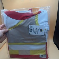 Ryan's World Firefighter Costume 3T-4T Red White Halloween Kids