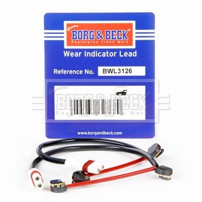 BORG & BECK BWL3126 Brake Pad Wear Warning Contact Front Fits Porsche 911 Cayman