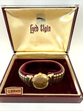 Orologio da polso anni 50 Lord Elgin Black Knight modello Eldorado cassa orig 14K GF funzionante