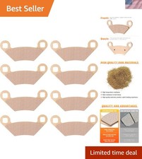 Front & Rear Sintered Brake Pads Set for 2009-2022 Polaris Sportsman 850, 2015