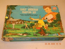 Vintage Auburn Rubber Early American Frontier Set 1950's set 563 Partial Set