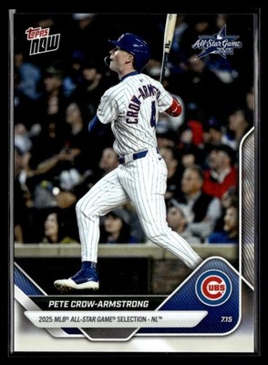 2025 Topps Now All-Star Selection Pete Crow-Armstrong Cubs #ASG-PCA