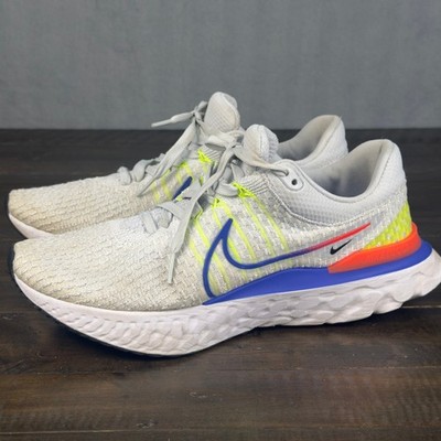 Nike React Infinity Run Flyknit 3 Mens Running Shoes DX3353-001 Size 10.5