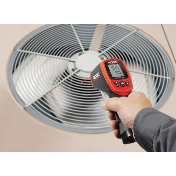 Ridgid Infrarotthermometer Micro IR-200 -50 B.1200Gradc ± 1Grad C 1X9V-Block-image