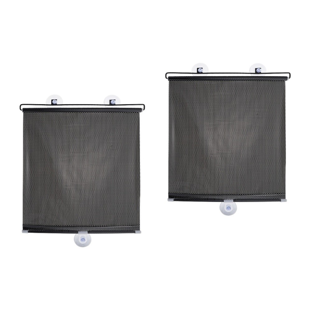 Blackout Roller Blinds for Baby 2-Pack Suction Cup Window Shades